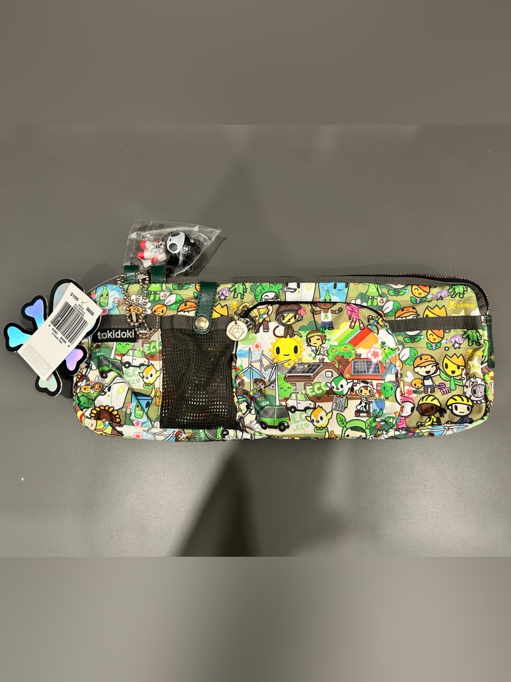 Tokidoki Eco Mondo Magia Belt Bag Fanny Pack Crossbody Bag Earth Recycling